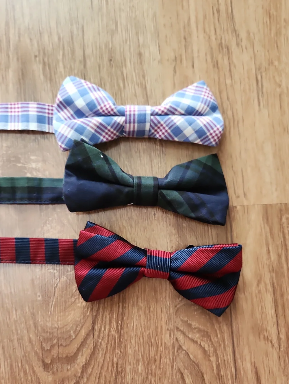 Crewcuts Classic Boys Bow Tie Set - Red, Navy, Green & Blue Plaid